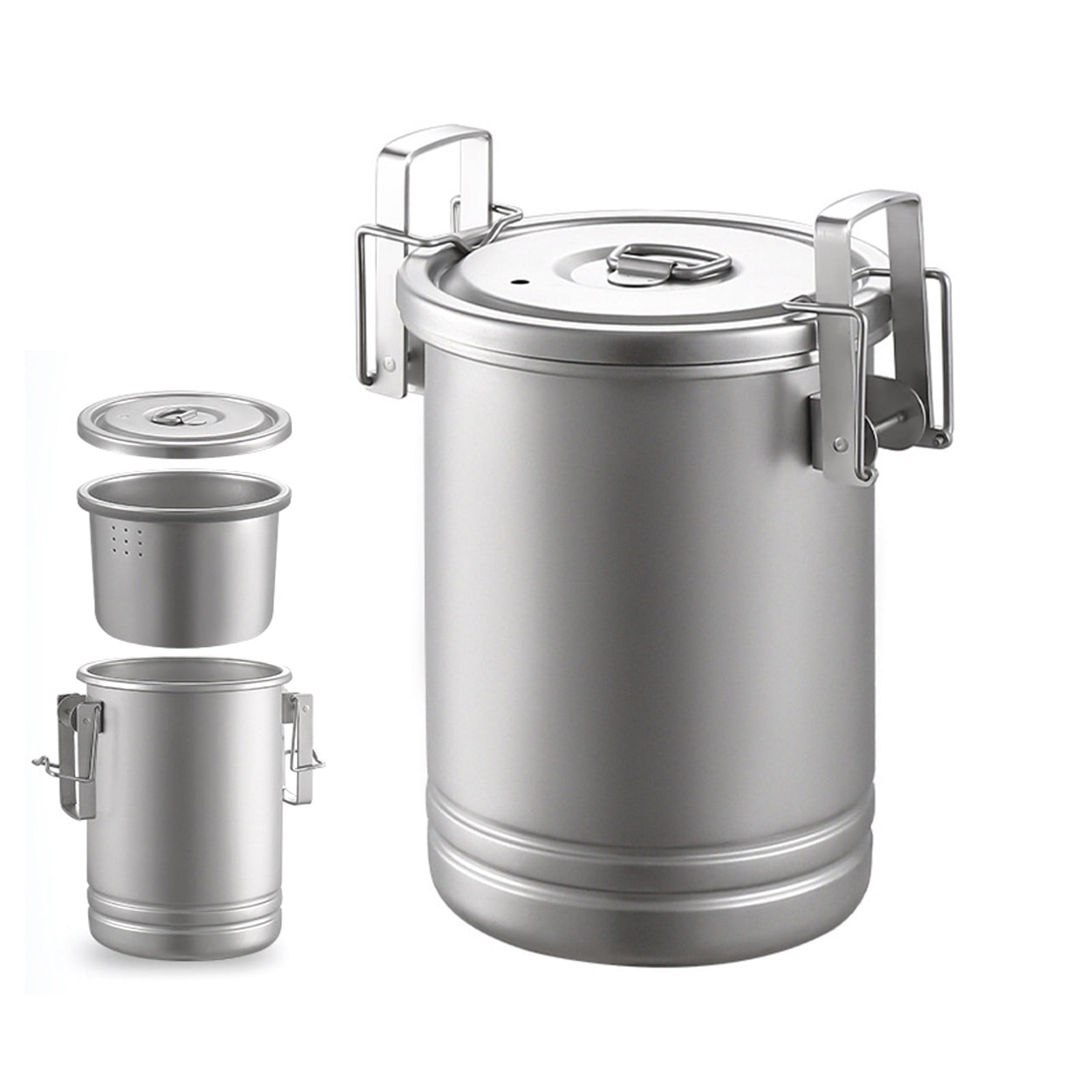 Multifunctional Cooker Steam Pot for Camping Rice Soup Cooking Outdoor Cookware