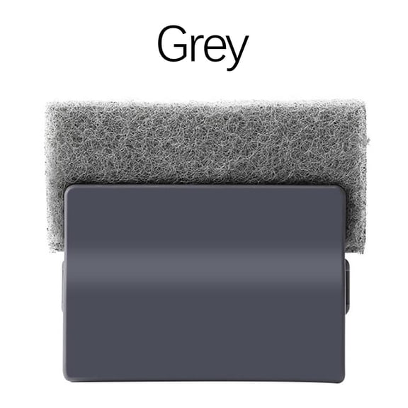 Multifunctional Corner Brush, Replaceable Small Brush for Window Sill Groove Cleaning, PP + Scouring Cloth Material, Suitable for Faucets Bathtubs and Tiles