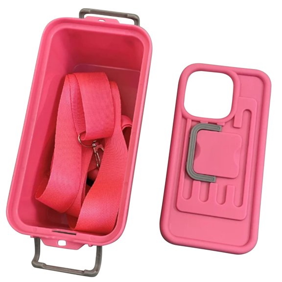 Multifunctional Cosmetic Bag Crossbody Phone Purse Funny Suitcase Design Cool Storage Shape Travel Organizer for Women Girls