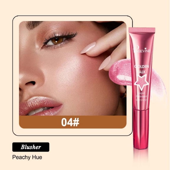 Multifunctional Cream Makeup Liquid Highlighter Concealer Eyeshadow Easy To Use Hydrating Vibrant Colors Long Lasting Brightens Complexion Contours Enhances Skin Tone Natural Looking Dimension