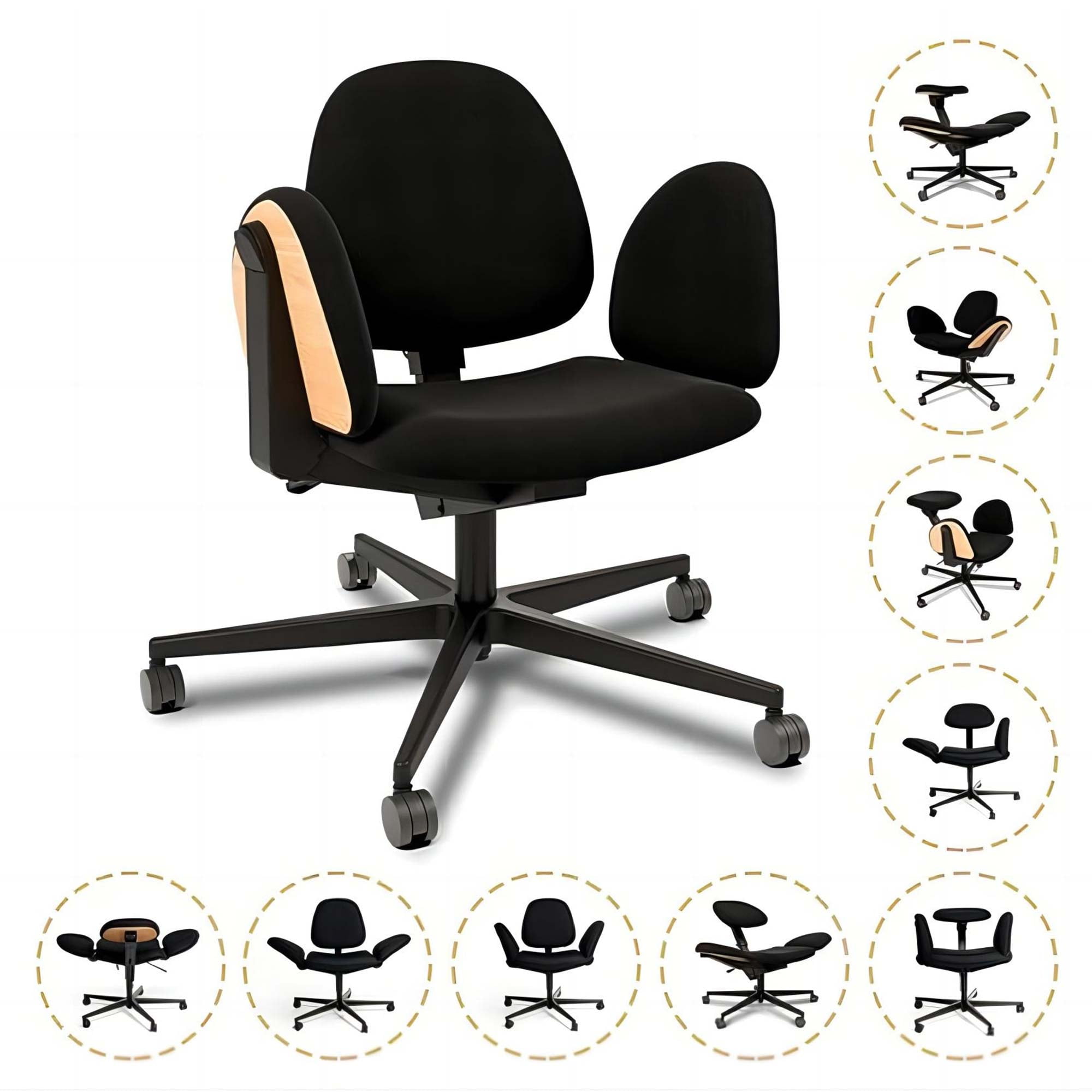 Yoga Office Chair Meditation Chair, ADHD Chair, Cross Legged