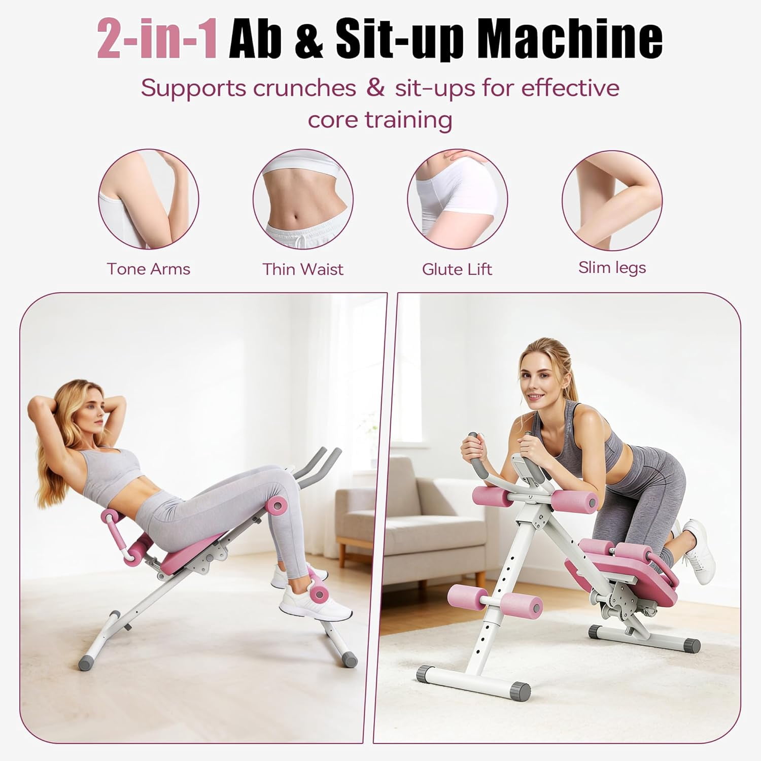 Multifunctional , Crunch & Sit- Trainer for Stomach & Workout ...