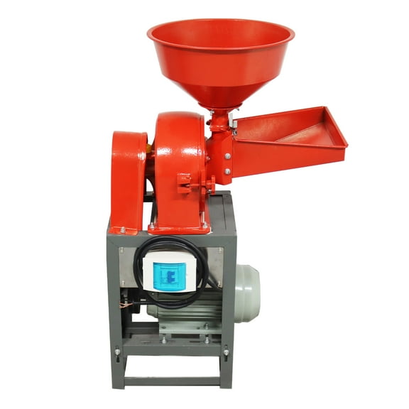 Multifunctional Crushing Machine Grain Rice Grinder Grain Mill Crusher 220V 100-150KG/H with 2MM 3MM Sieve Screen for Corn/Wheat/Spice/Herb