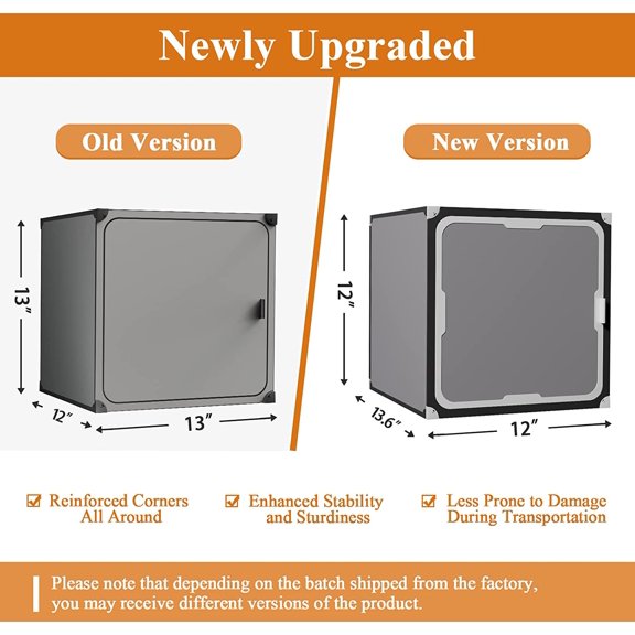 Multifunctional Cube Storage Organizer with , 4-Cube Shelves, Closet Bookshelf Toy Organizer, Dark