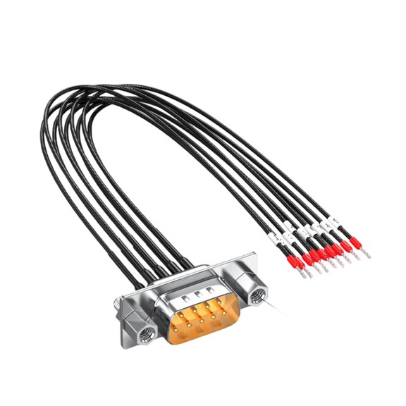 Metal DB15 DB25 Connector Cable With Insulation Series Port Cable Metal Texture for Reliable Data Transmission