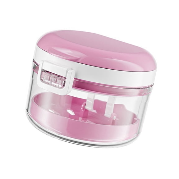 Multifunctional Denture Container With Leakproof Storage and Ventilated Layers Secure Carry Elderly Organization