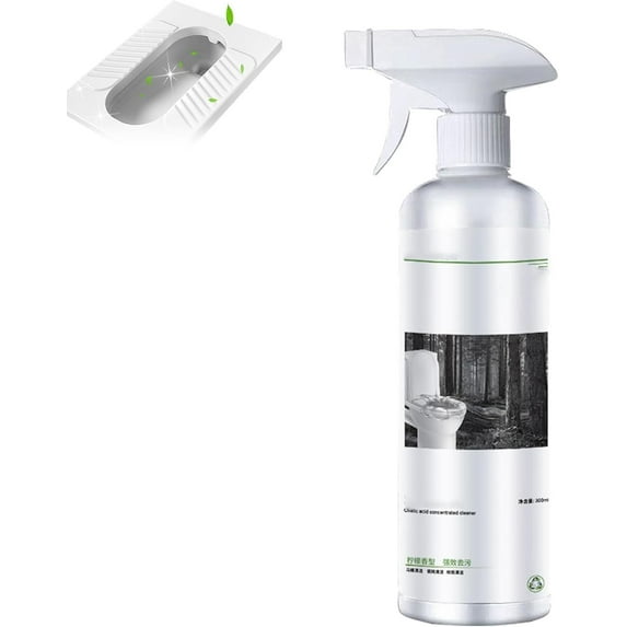 Multifunctional Descaler with Oxalic Acid for Stain Removal, High Concentration Oxalic Acid Toilet All-Purpose Cleaner, 300ml Oxalicacid Cleaner Spray (B)
