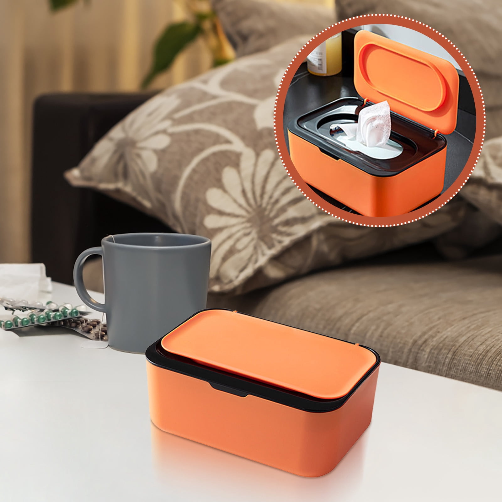 Photo inspiration: Gallery Detail: Multifunctional Desktop Wet Tissue Box With Lid
