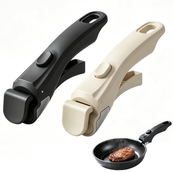 Multifunctional Detachable Pan Handle — Heat-Resistant, Non-Slip Kitchen Tool; Dual-Purpose for Cooking & Serving; Hangable Storage (2-Pack)