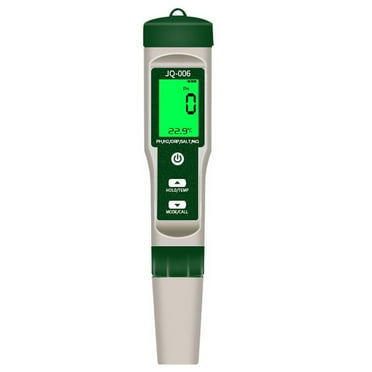 Multifunctional Digital 10 in 1 Water Quality Tester Portable High Accurancy Water Quality Test Pen Water Quality Measurement Tool Water PH/Total Dissolved