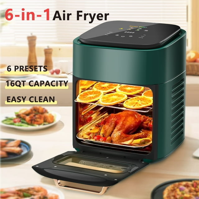 Multifunctional Digital Air Fryer, Dehydrator, Convection Oven, 6 Touch
