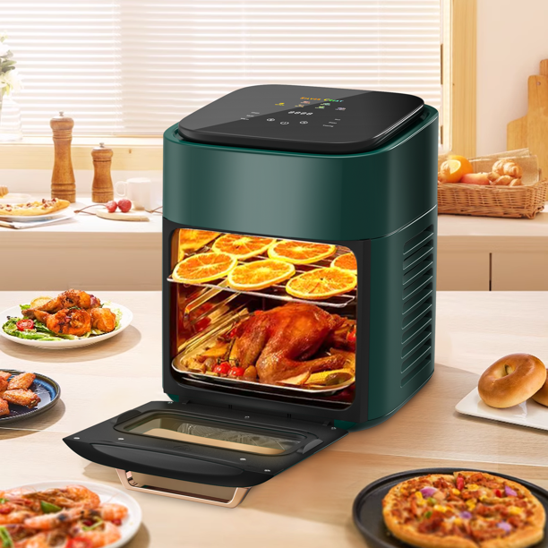 Multifunctional Digital Air Fryer, Dehydrator, Convection Oven, 6 Touch