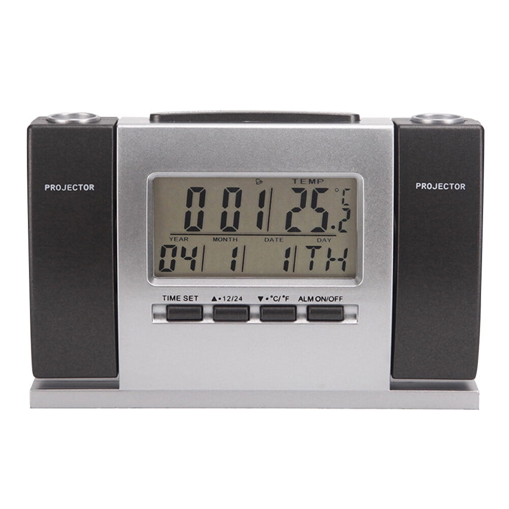 Multifunctional Digital Clock Fashion Indoor Time Temperature Projection Alarm Clock without
