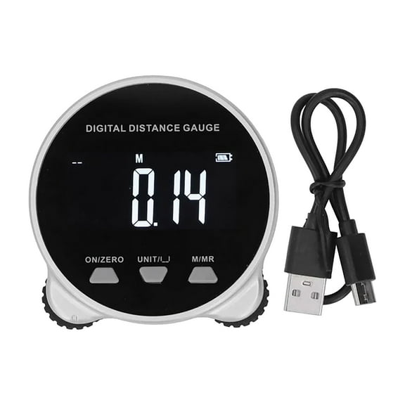 Multifunctional Digital Display Roller Ruler - 0-199M Measuring Range, MM/CM/M/IN/FT Units, LCD Backlit Screen, 260mAh Battery