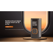 Multifunctional Digital Display, Wireless Smart Car Tire Pump - Black