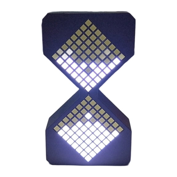 Multifunctional Digital Sand Timer USB Rechargeable Adjustable Brightness Modern Desktop Night Light Timer