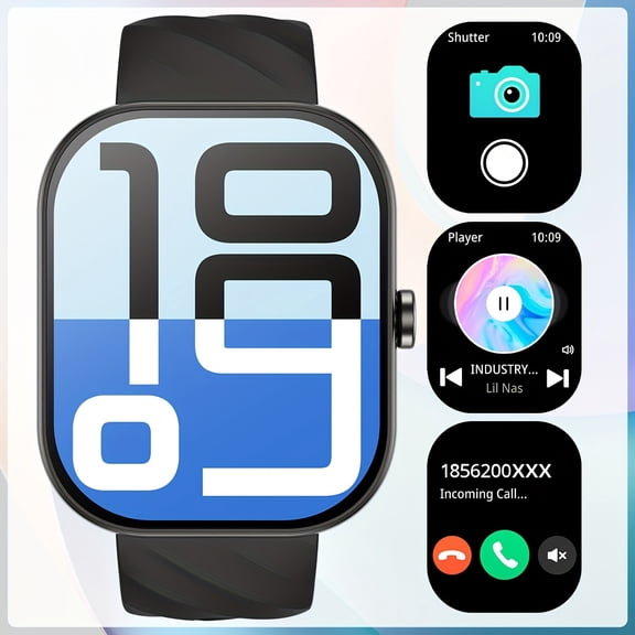 Multifunctional Digital Watch with Call Function, Message Reminder, Compatible with Android And for iPhone, Multiple Sports Modes, USB Charging, 200mAh Lithium Battery, Wireless Call, Men And Women