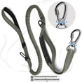 thumbnail image 1 of Multifunctional Dog Leash with Heavy Duty Design, Dual Handle, Elastic Bungee, Reflective Strip & Seat Belt Clip Dog Leash for Training & walking Safety suit for Medium & Large Dogs, 1 of 6