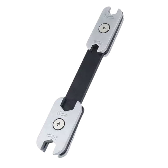 Multifunctional Double Head Tool 360 Degree Turn For Tightening Almonds Screws In Tight Sectors