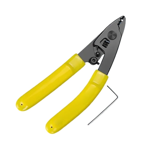 Multifunctional Double/Triple Port Fiber Optical Cable Stripper Precise Blade Ergonomic Handle Alloy Steel Construction