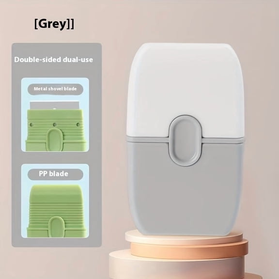 Multifunctional Double-ended Scraper, Mini Scraper with Protective Cover, Tile Scraper, Multi-purpose Cleaning Tool, Perfect for Bathroom Kitchen