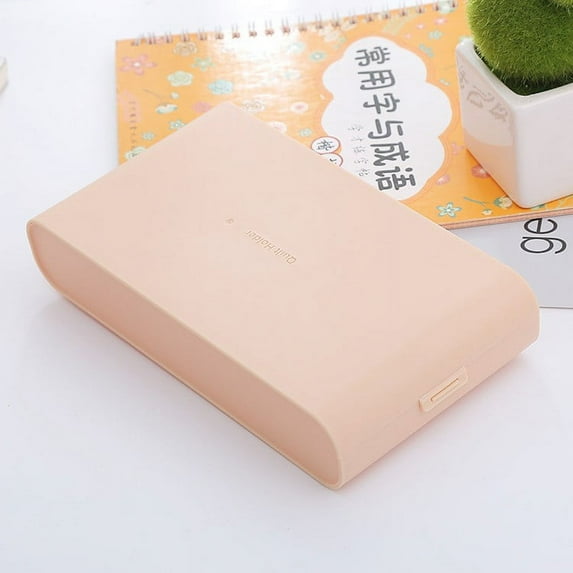 Multifunctional Double-layer Frosted Pencil Case - Secure Storage for Stationery and Masks - Sleek Design in Various Colors