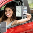 thumbnail image 1 of Multifunctional Driver's License Bag & Car ID Card Holder, Waterproof Scratch-proof Wallet for Men & Women, Portable Document Organizer for Driver License Credit Cards & Personal IDs, 9.5*5in, Gray, 1 of 7