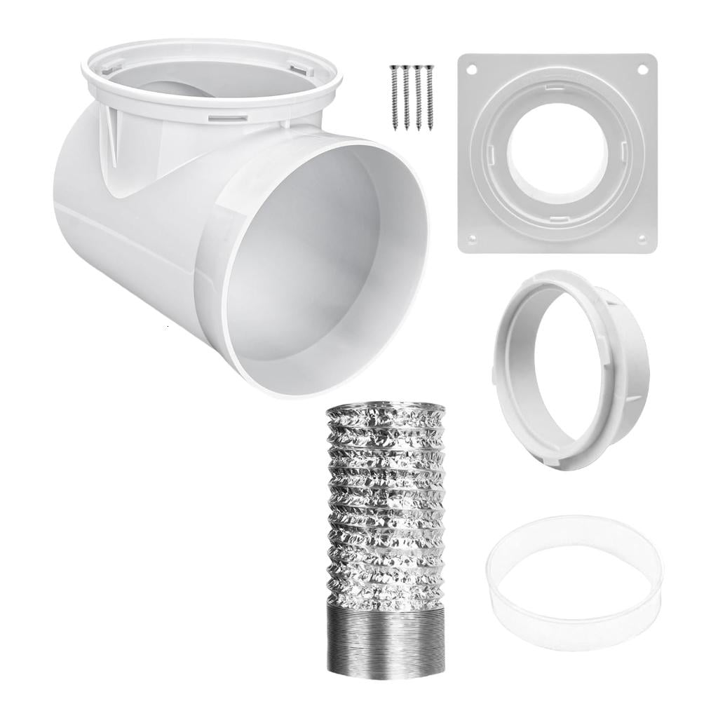 Multifunctional Dryer Air Fitting Flexible Exhaust System Plastic Construction