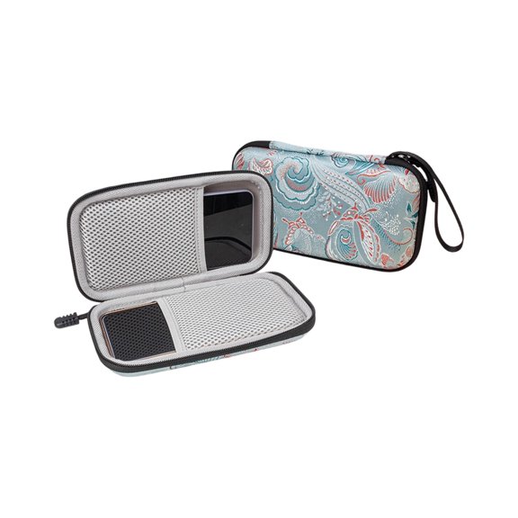Multifunctional EVA Hard Shell Storage Case For Phone Power Banks And Small Electronics Carrying Case With Pocket