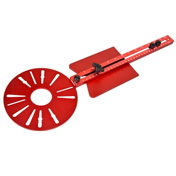 Multifunctional Edges Trimming Tool Radius Milling Corner Rounding with 180 Rotatable Fence for Woodworkers Hobbyists
