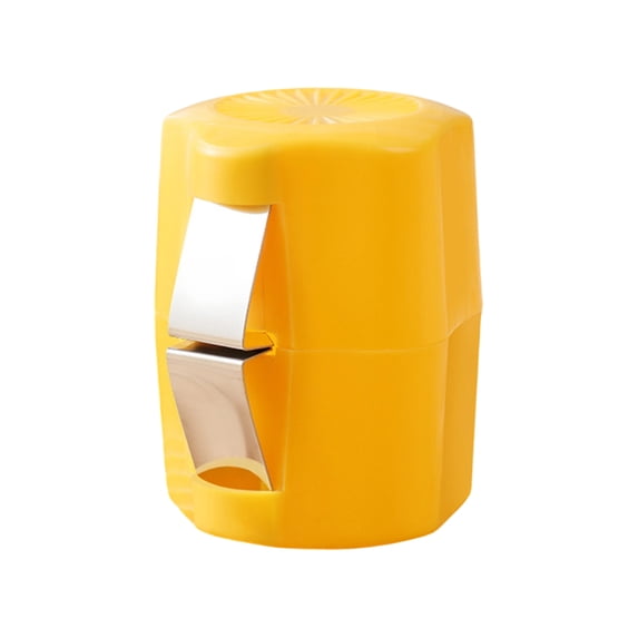 Multifunctional Egg Shell Opener & Cracker Tool, Easy Egg Peeler for Raw and Hard Boiled Eggs, Portable Kitchen Gadget for Quick Clean Egg Cracking and Separating (Yellow)