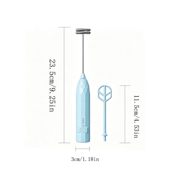 Multifunctional Electric Hand Mixer, Portable Milk Frother and Egg Beater for Home Kitchen, Cream Whipper and Coffee Frother for Baking and Drink Making