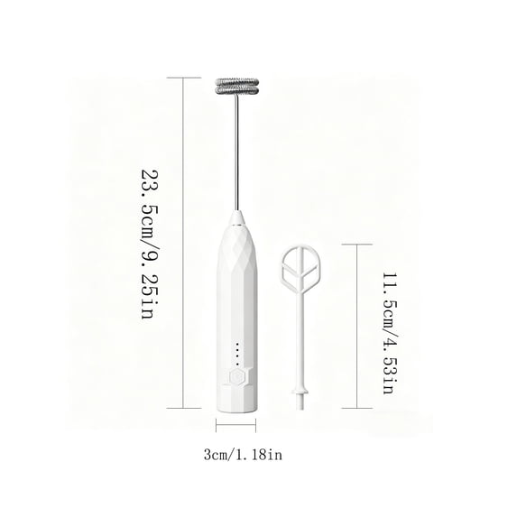 Multifunctional Electric Hand Mixer, Portable Milk Frother and Egg Beater for Home Kitchen, Cream Whipper and Coffee Frother for Baking and Drink Making