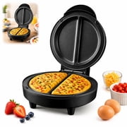 Multifunctional Electric Nonstick Breakfast Griddle for Omelettes, Compact Egg Cooker Pan for Pancakes, Toast, Sandwiches and Quick Breakfast Meals