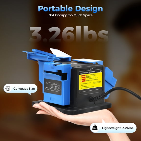Multifunctional Electric Sharpener - US Standard Plug, 3.26lbs, Perfect Housewarming Gift for Tool Lovers