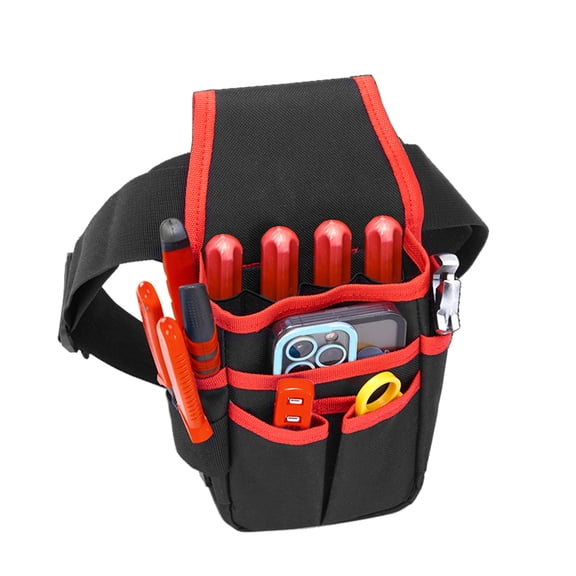 Multifunctional Electrician Tool Bag Waist Pouches Belt Storage Holder Screwdriver Organization Garden Tool Waist Bag