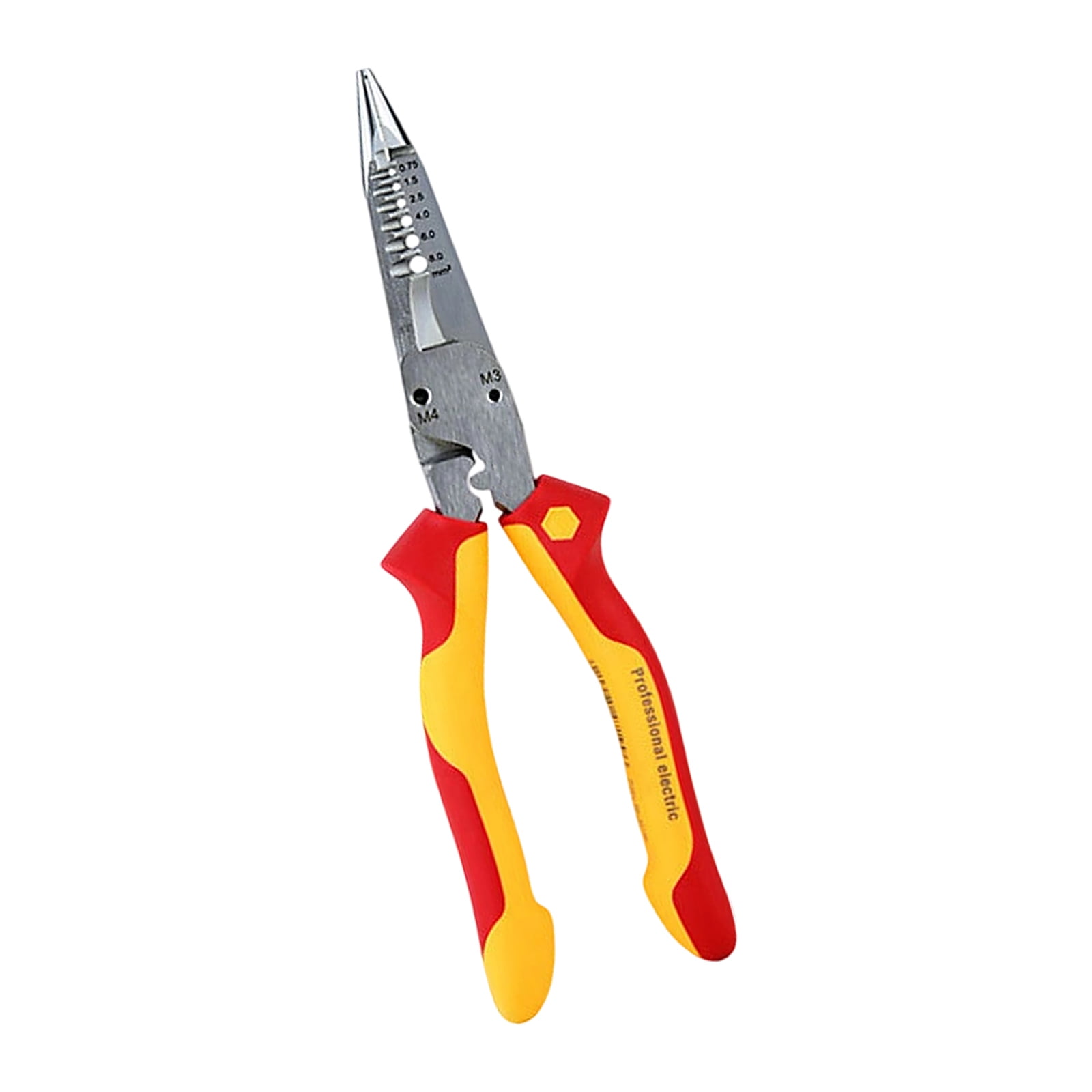 Multifunctional Electrician Wire Stripper Crimper Tool Suitable for Peeling Networking Cabling Wire Stripper