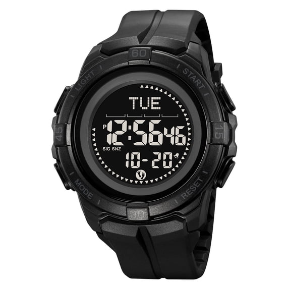 Multifunctional Electronic Outdoor Watch – GPS, Altimeter, Barometer, Pedometer, Stopwatch, Alarm, Water-Resistant 50M for Hiking, Camping & Sports B