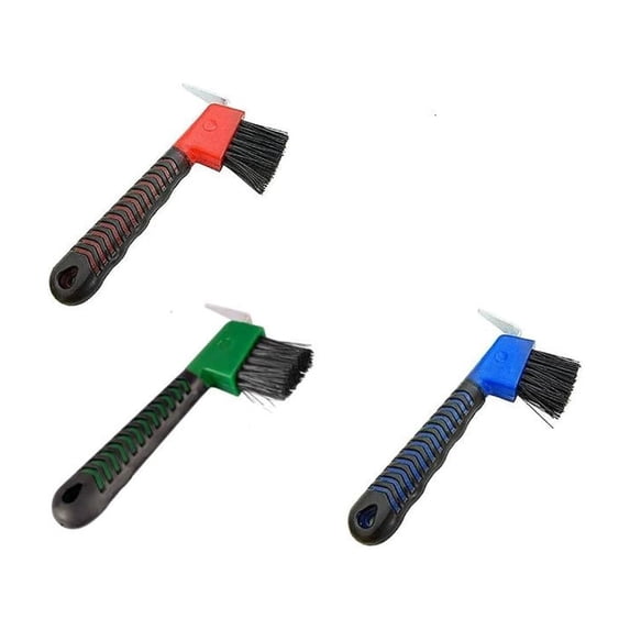 Multifunctional Equines Hoofs Care Set Features Hook for Inspection and Brush for Efficient Debris Removal