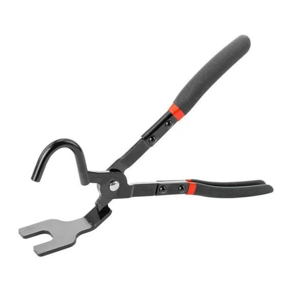 Multifunctional Exhaust Pipe Rubber Gasket Puller with Bend End Heavy Duty Exhaust Hangar Clamp Plier Upgrades for Mechanics