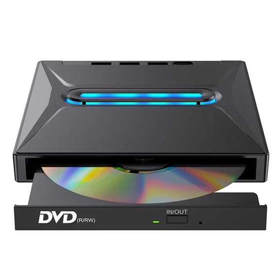Multifunctional External Blu-Ray DVD CD +/-RW Burner with SD Card Reader ,Universal Compatibility