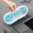thumbnail image 1 of Multifunctional Eye Cleaning Machine, Portable Household Eyeglass Cleaner for Jewelry, Glasses, Watches, Razors, Braces, 47kHz Frequency, Cordless Battery Powered, Quiet, 1 of 6
