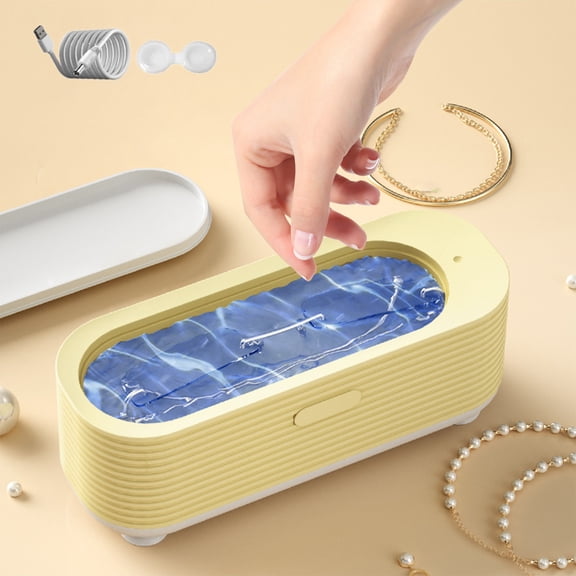 Multifunctional Eye Cleaning Machine, Portable Household Eyeglass Cleaner, Suitable For Jewelry, Jewelry, Glasses, Watches, Razors, Braces