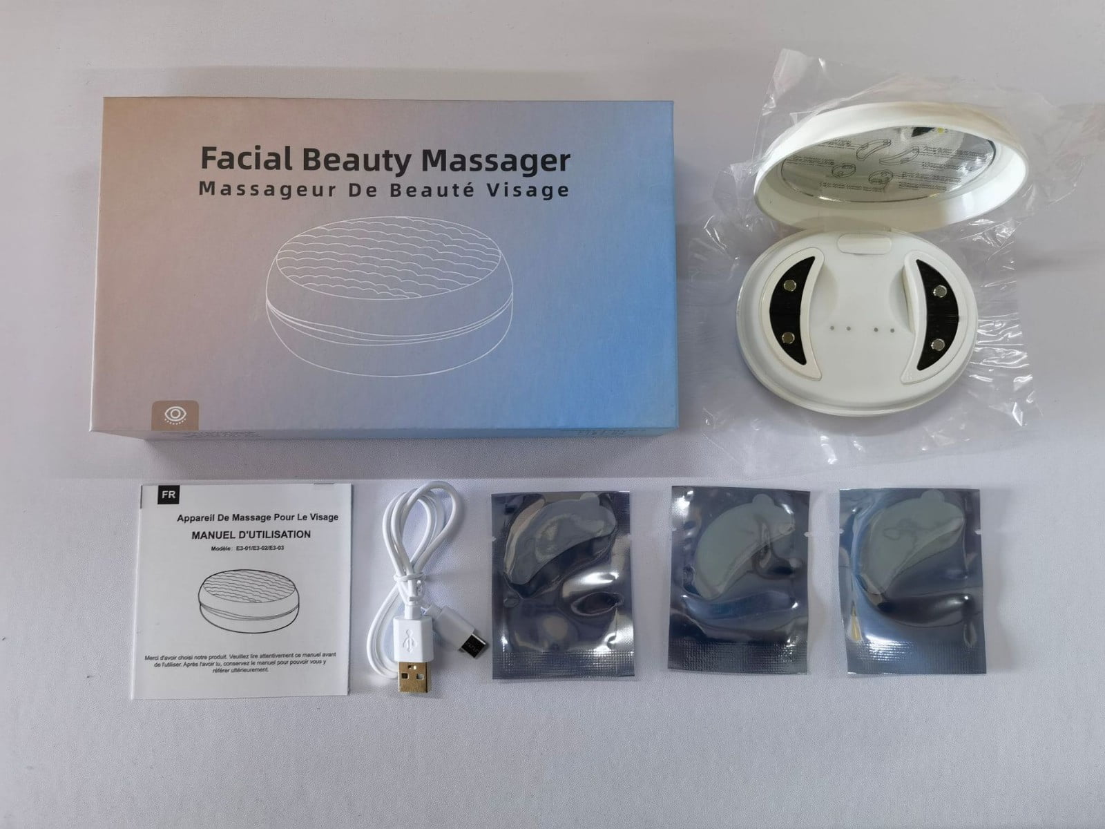Multifunctional Eye Massager, Red Light Eye Massager Gel Paste, Relieve Eye Fatigue | Reduce Dark Circles/Eye Wrinkle | for Daily Eye Care Tool