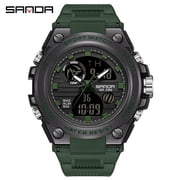 Multifunctional Fashion Multifunctional Sports Watch Waterproof Dual Display Luminous Electronic Watch Hot Sale