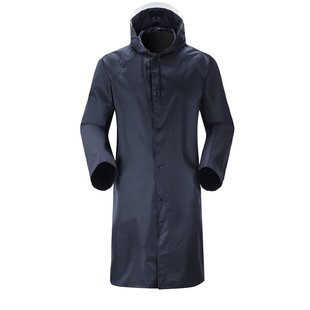 Hooded Rain Poncho for Adults Waterproof Lightweight Unisex Raincoat with Pocket Ideal for Hiking Camping and Emergencies Green Walmart