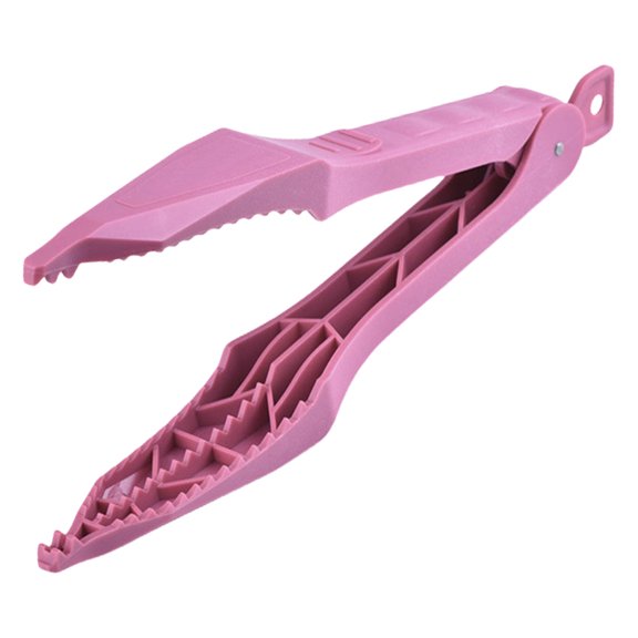 Multifunctional Fish Clip Non-Slip Hand Controller Tackle Tool Fishing Body Grip Clamp Fishing Accessories (Pink)