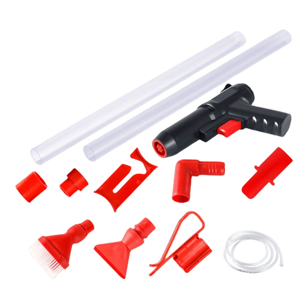Fresh Look at Multifunctional Fish Tanks Siphon Vacuum Detachable Brush For Gravel