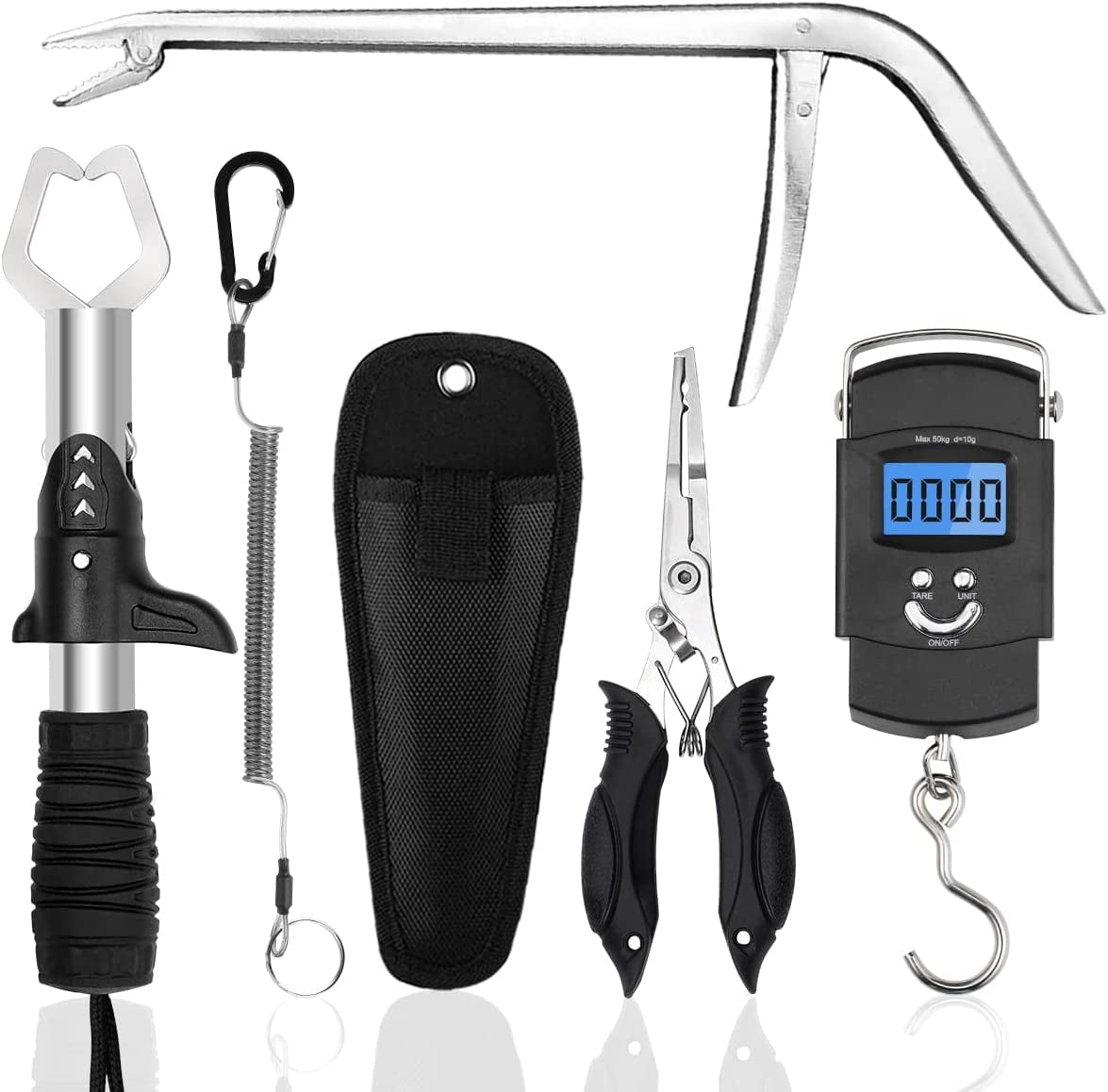 Pristis Fishing Tool Combo – 2 Tackle Trays + Fishing Pliers, Multi-Function Kit For Anglers