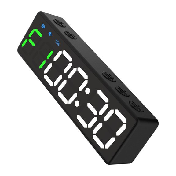 Multifunctional Fitness Clock Eight Professional Approaches Large LED Screen Transportable
